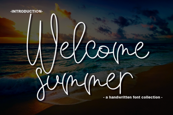 Welcome Summer Font Poster 1