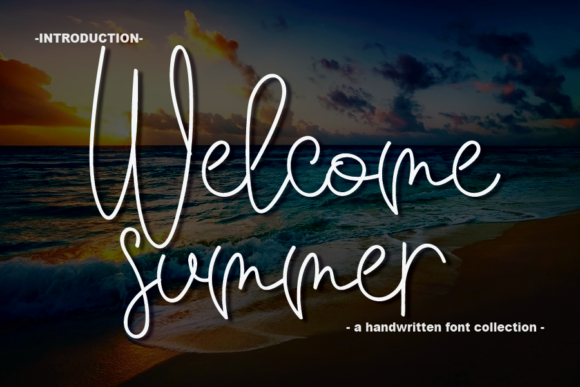 Welcome Summer Font Welcome Summer Font Poster 1