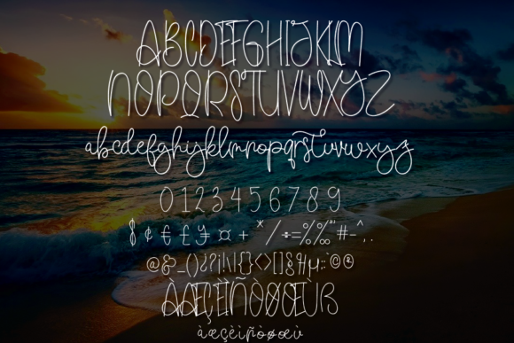 Welcome Summer Font Poster 2