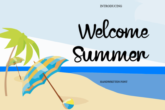 Welcome Summer Font Poster 1