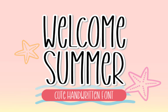 Welcome Summer Font Poster 1