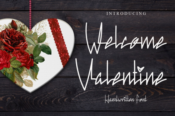 Welcome Valentine Font Poster 1