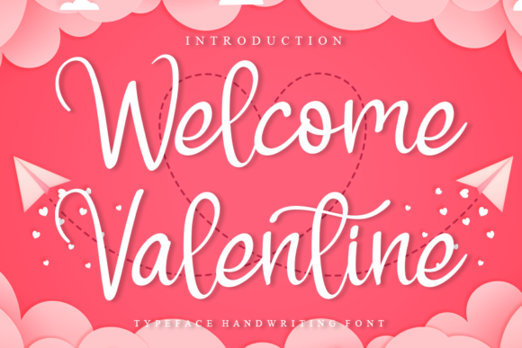 Welcome Valentine Font Poster 1