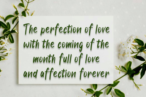 Welcome Valentine Font Poster 3