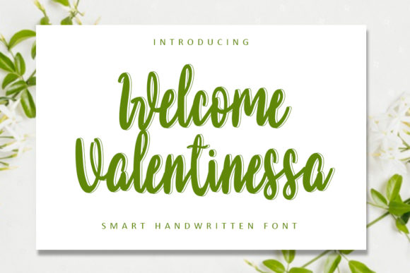 Welcome Valentinessa Font Poster 1