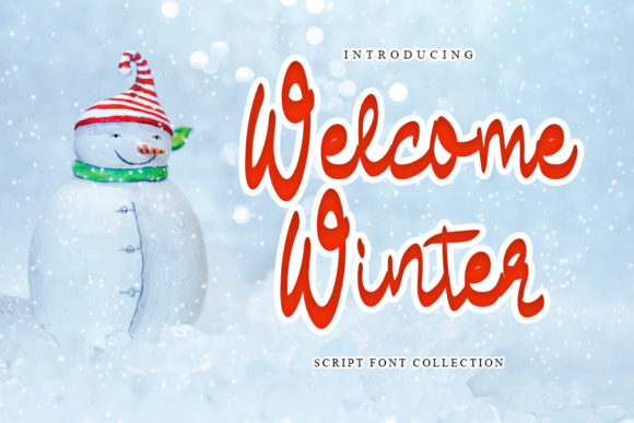 Welcome Winter Font Poster 1