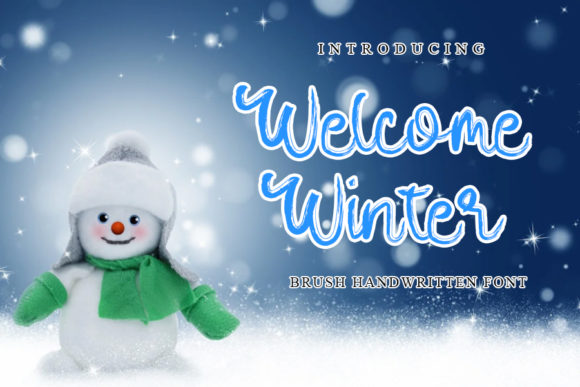 Welcome Winter Font Poster 1