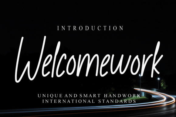 Welcomework Font