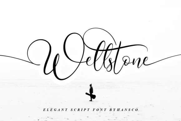 Wellstone Font Wellstone Font Poster 1