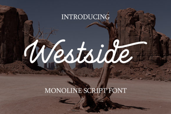 West Side Font Poster 1