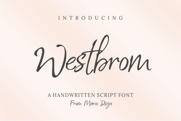 Westbrom Font Poster 1