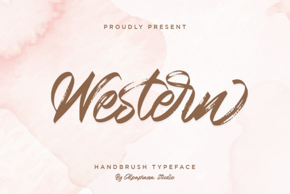 Western Font Poster 1