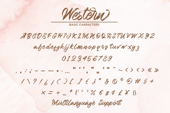 Western Font Poster 7