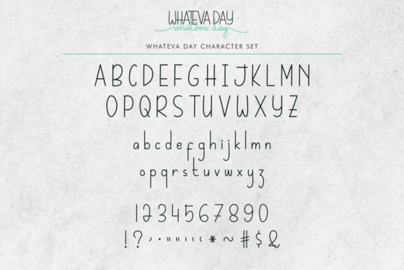 Whateva Day Font Poster 5