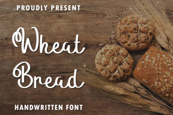 Wheat Bread Font Wheat Bread Font Poster 1