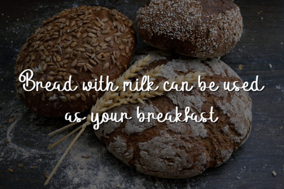 Wheat Bread Font Poster 3