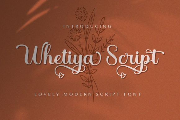 Whetiya Font Poster 1