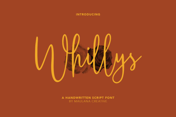 Whillys Font Poster 1