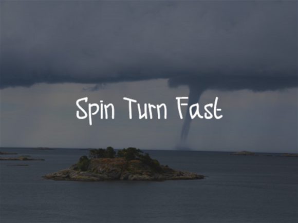 Whirlwind Disaster Font Poster 3