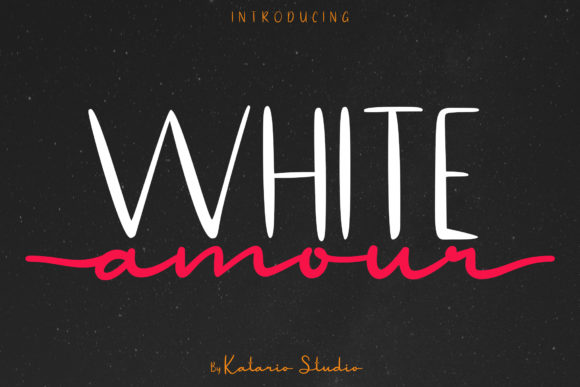 White Amour Font