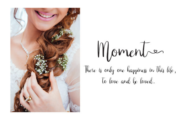 White Winter Font Poster 2