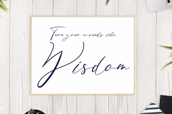 Whiteflag Font Poster 2