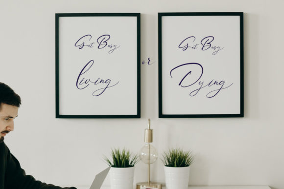 Whiteflag Font Poster 3