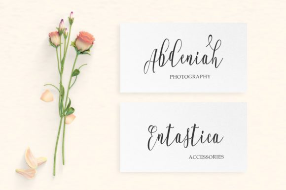 Whitelya Font Poster 4
