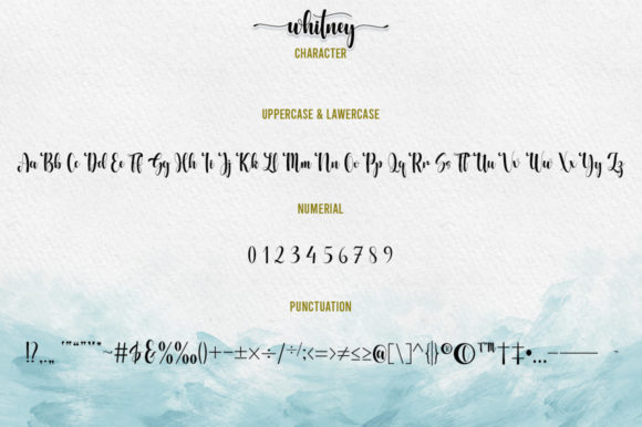 Whitney Font Poster 2