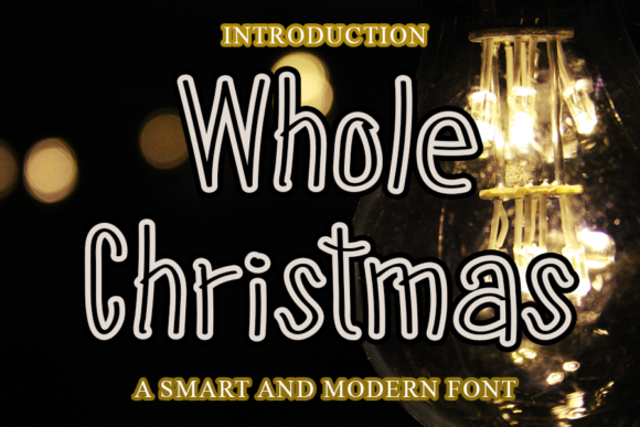 Whole Christmas Font Poster 1