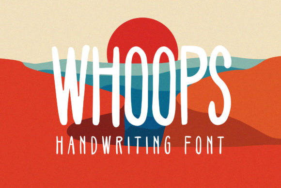 Whoops Font Poster 1