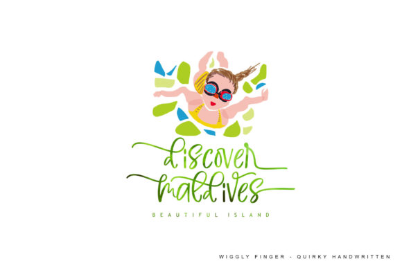 Wiggly Finger Font Poster 2
