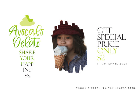 Wiggly Finger Font Poster 5
