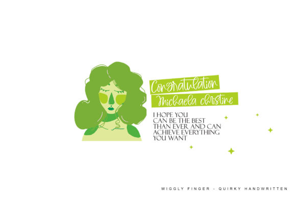 Wiggly Finger Font Poster 7