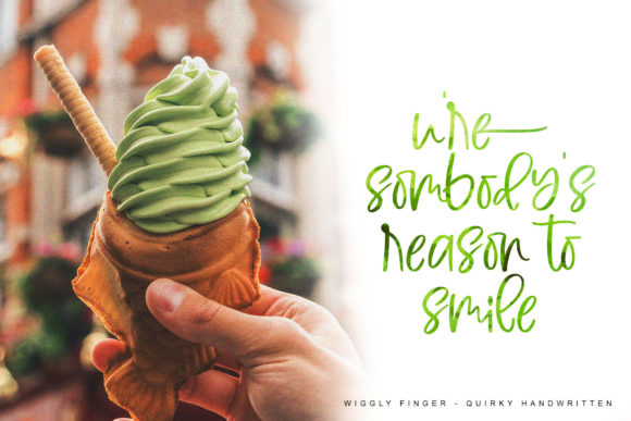 Wiggly Finger Font Poster 8
