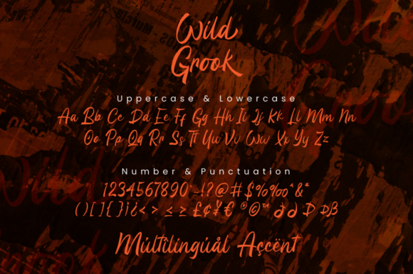 Wild Grook Font Poster 6