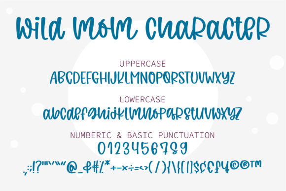 Wild Mom Font Poster 4