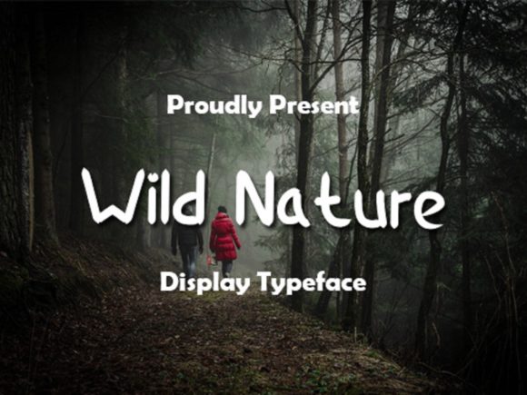 Wild Nature Font Poster 1