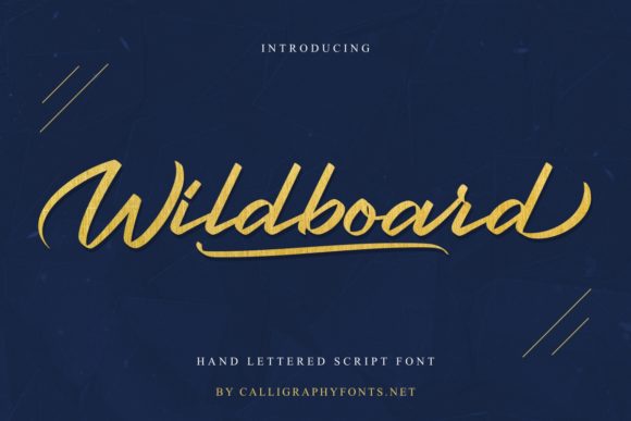 Wildboard Font Poster 1