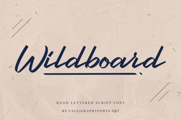 Wildboard Font Poster 2