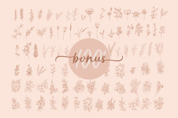 Wildflower Font Poster 6