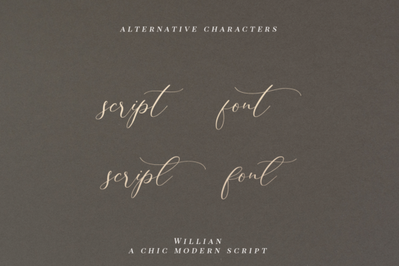 Willian Font Poster 7