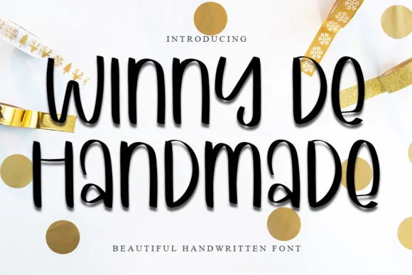 Winny De Handmade Font Winny De Handmade Font Poster 1