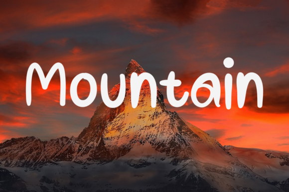 Winter Font Poster 2