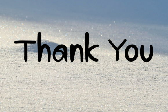 Winter Font Poster 5
