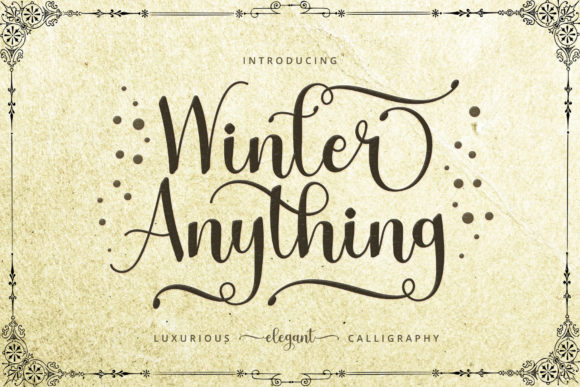 Winter Anything Font