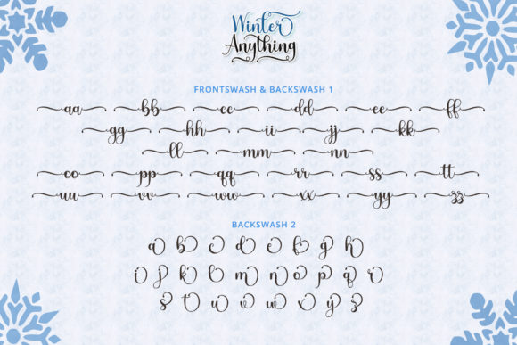 Winter Anything Font Poster 11