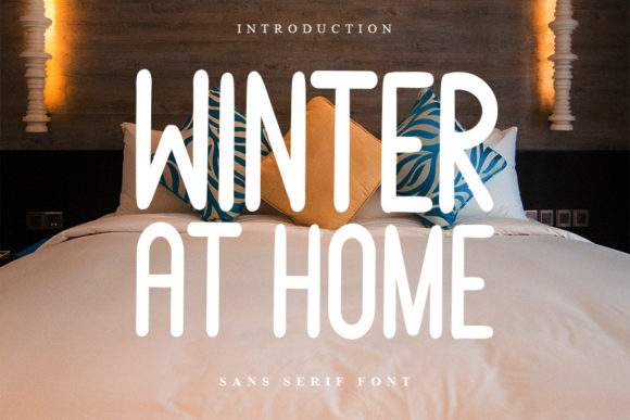 Winter at Home Font Poster 1
