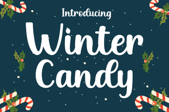 Winter Candy Font Poster 1