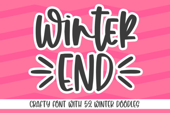Winter End Font Poster 1